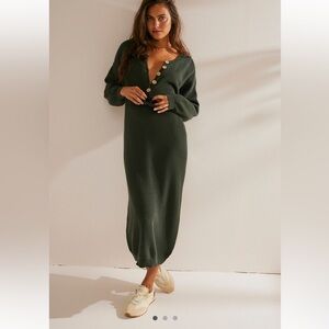 Hailee sweater midi dress Free People